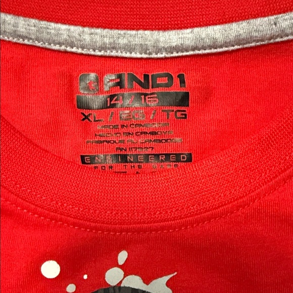 And1 Graphic Basketball T-Shirt Boys XL - Picture 3 of 6